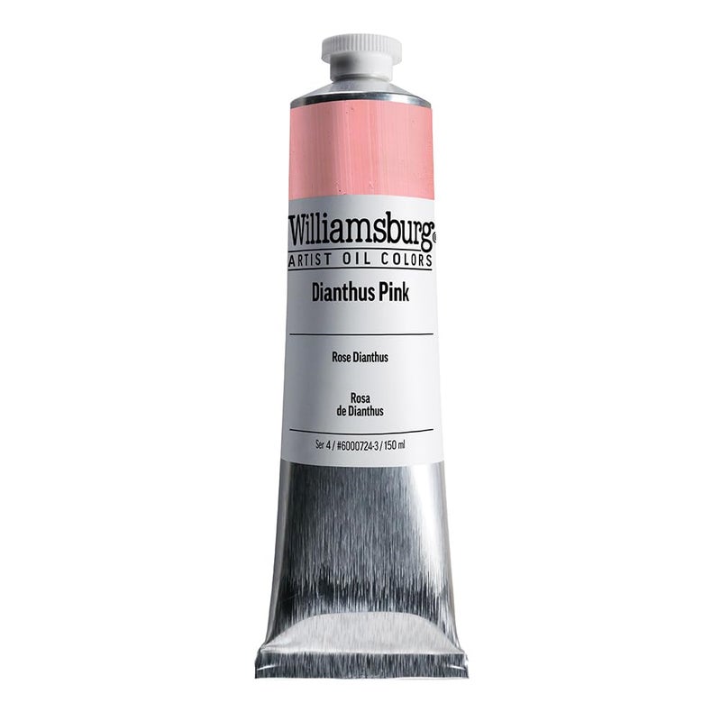 Williamsburg Artist Oil Colors by GOLDEN, Dianthus Pink, 150 ml tube, Professional Oil Paint, Opaque - Image 1